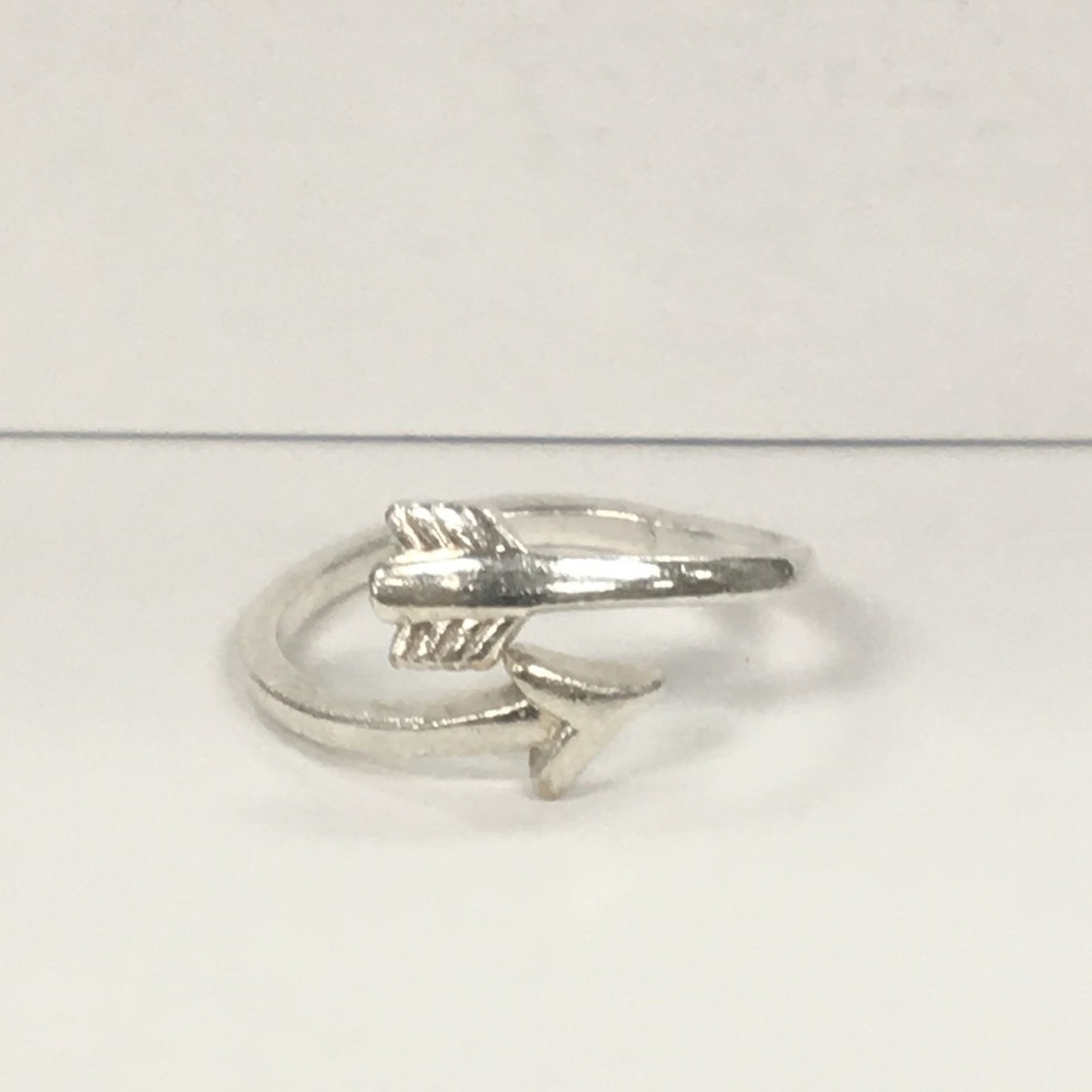 Sterling Silver Arrow Pinkie Ring